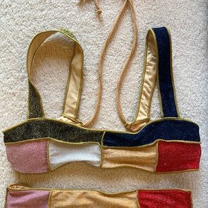 Oseree Inspired Sparkle Lurex Swim